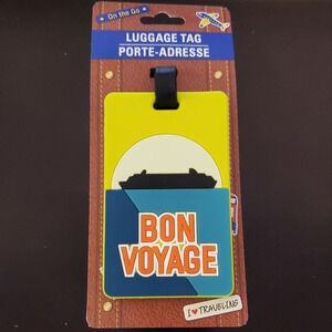 Travel Luggage Baggage Tag "Bon Voyage" Backpack Suitcase